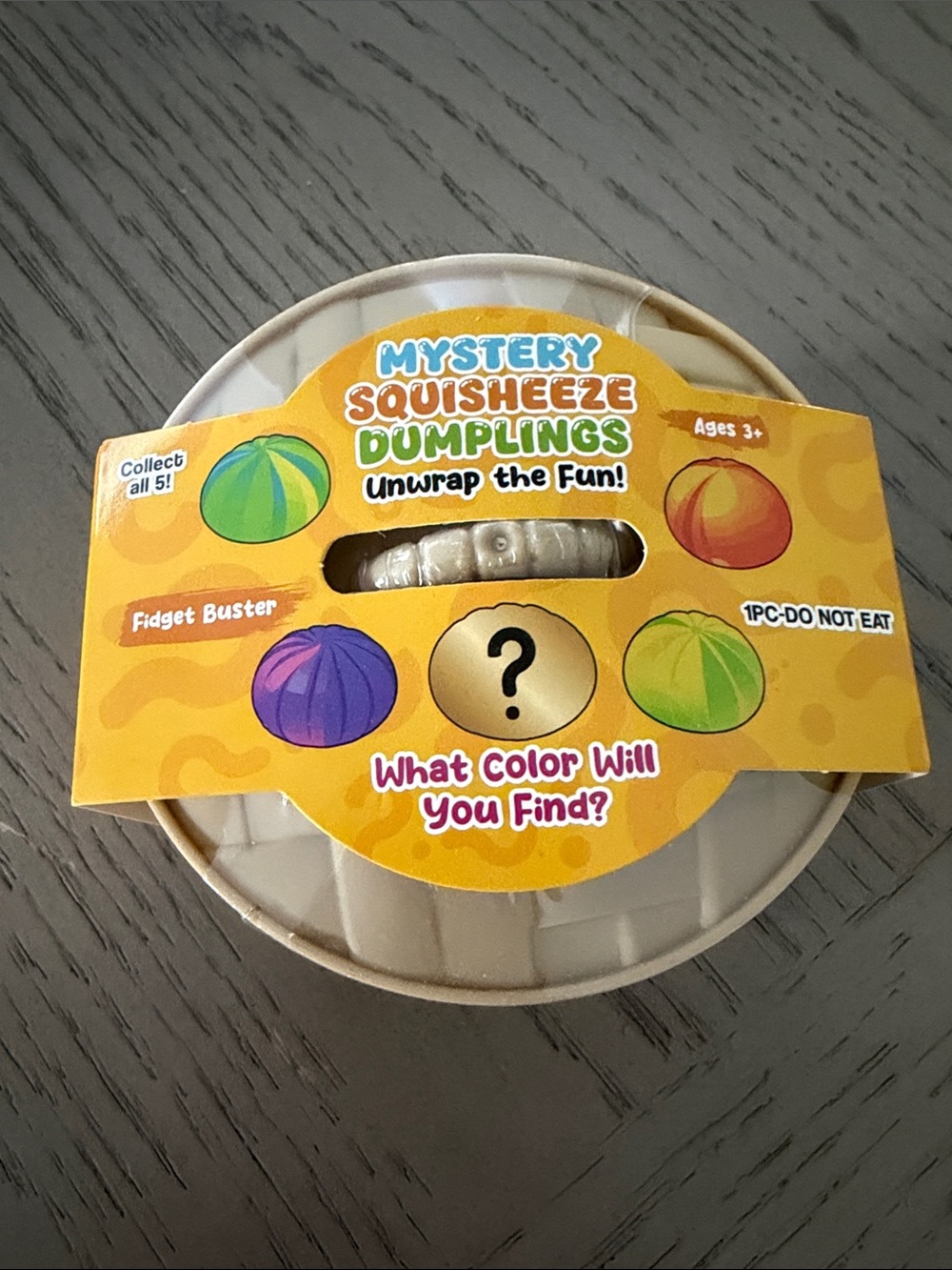 Mystery Squisheeze Dumplings - Surprise Gold Squeeze Toy
